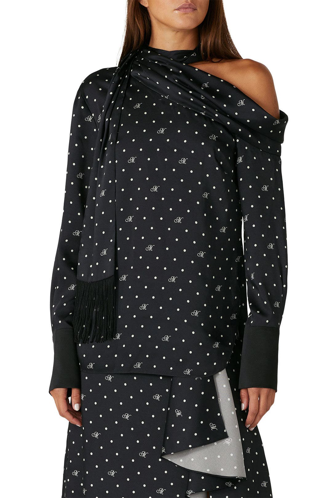 M Dot Drape Scarf Top by Monse 1