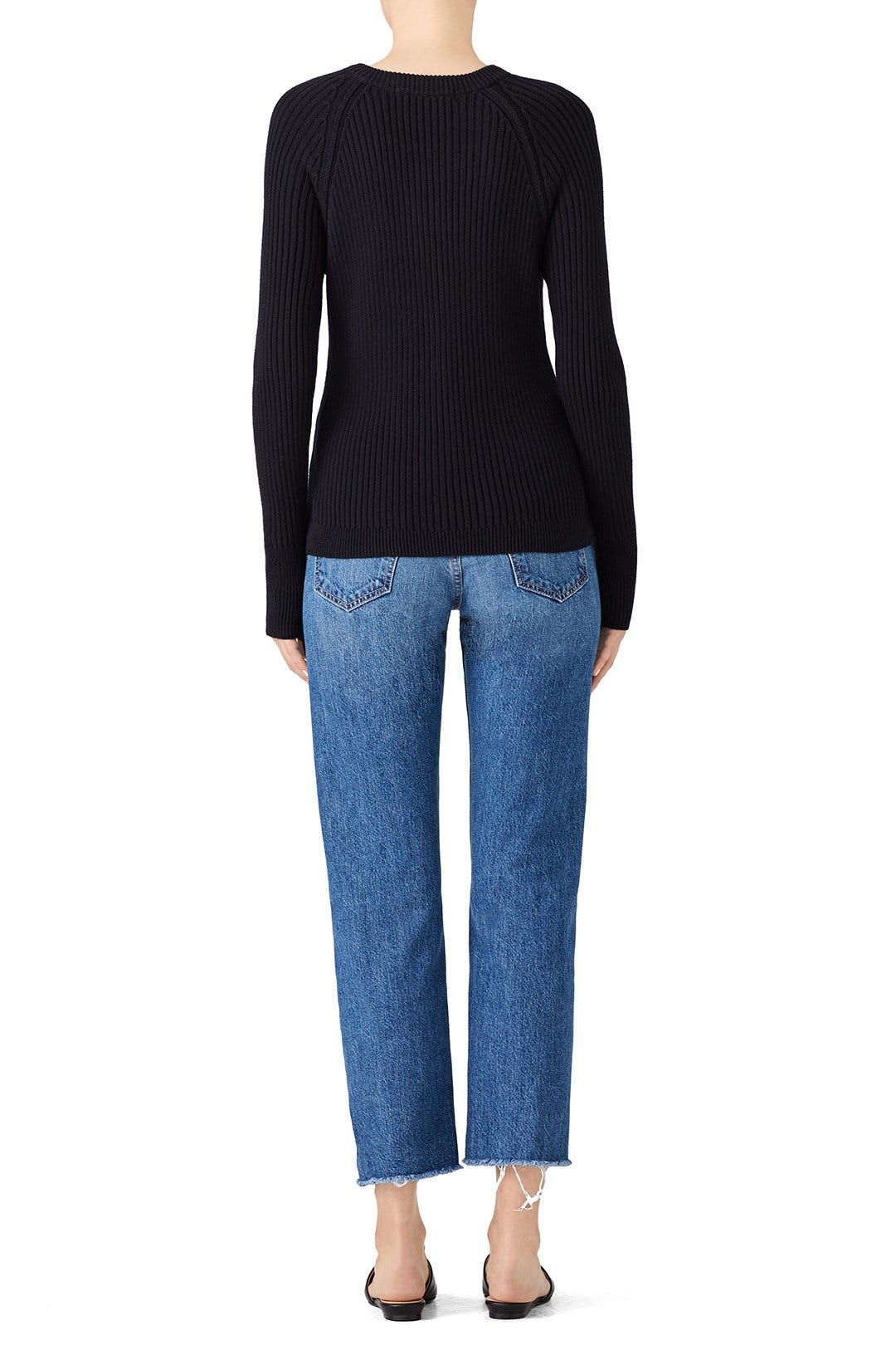 Black Zipper Knit by Michael Stars 2
