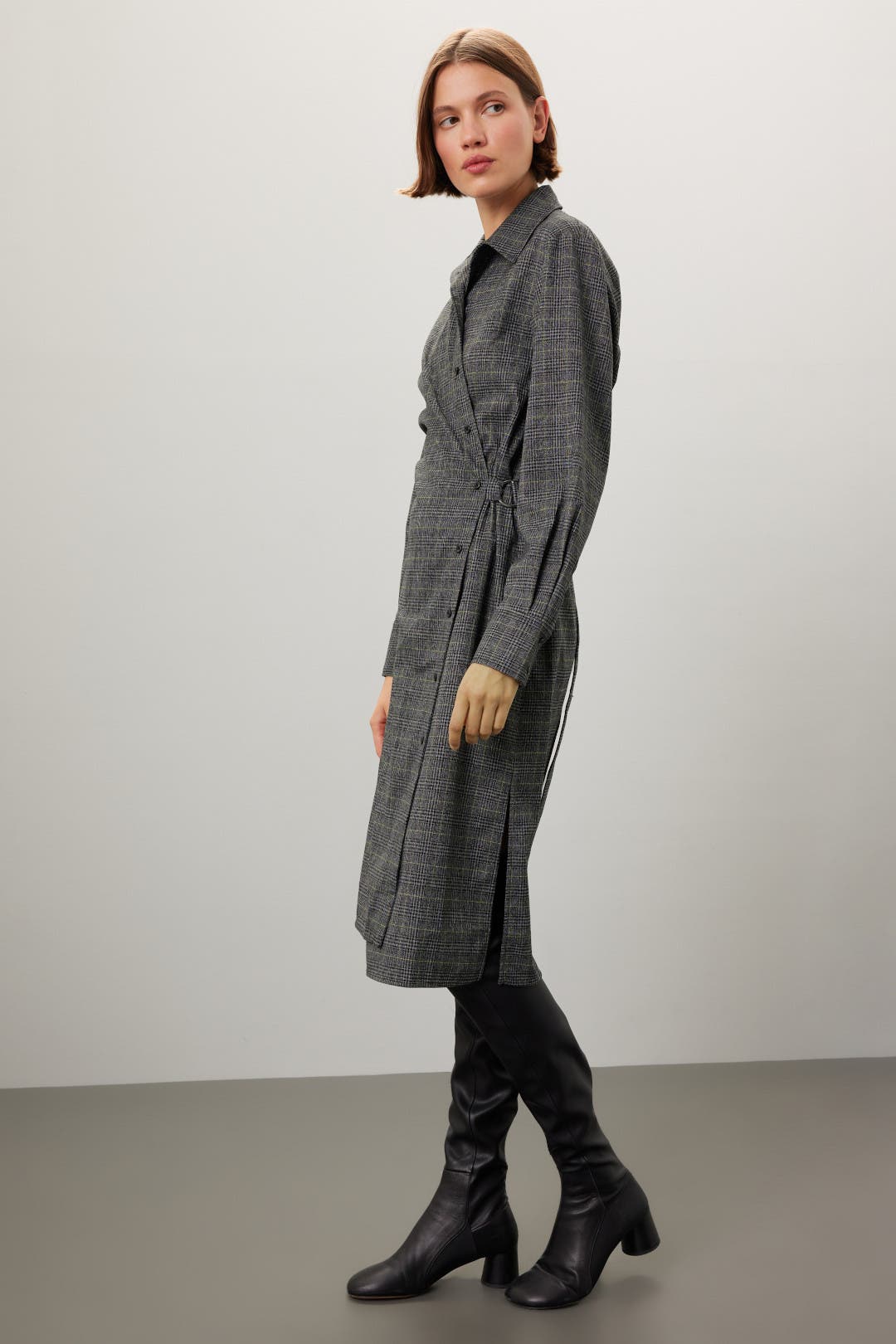 Plaid Wrap Dress by Proenza Schouler White Label | Rent the Runway