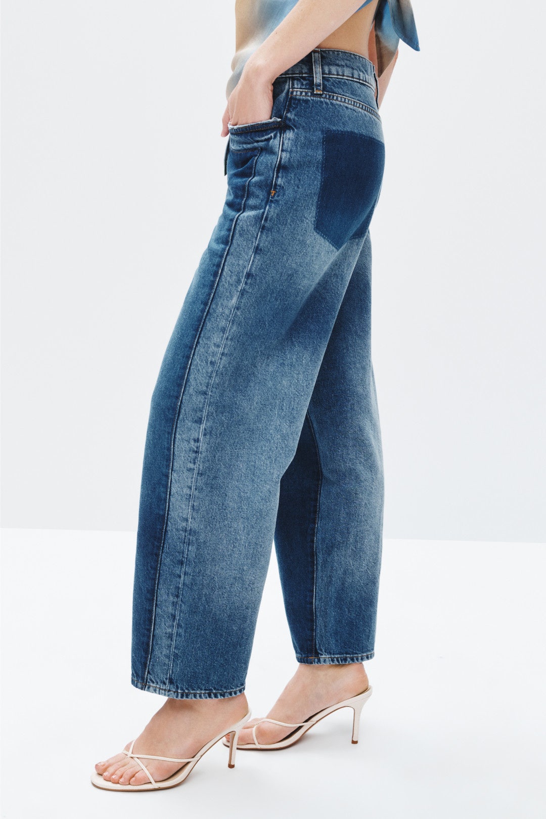 Kelly Cropped Mid-Rise Straight Leg by Triarchy 1