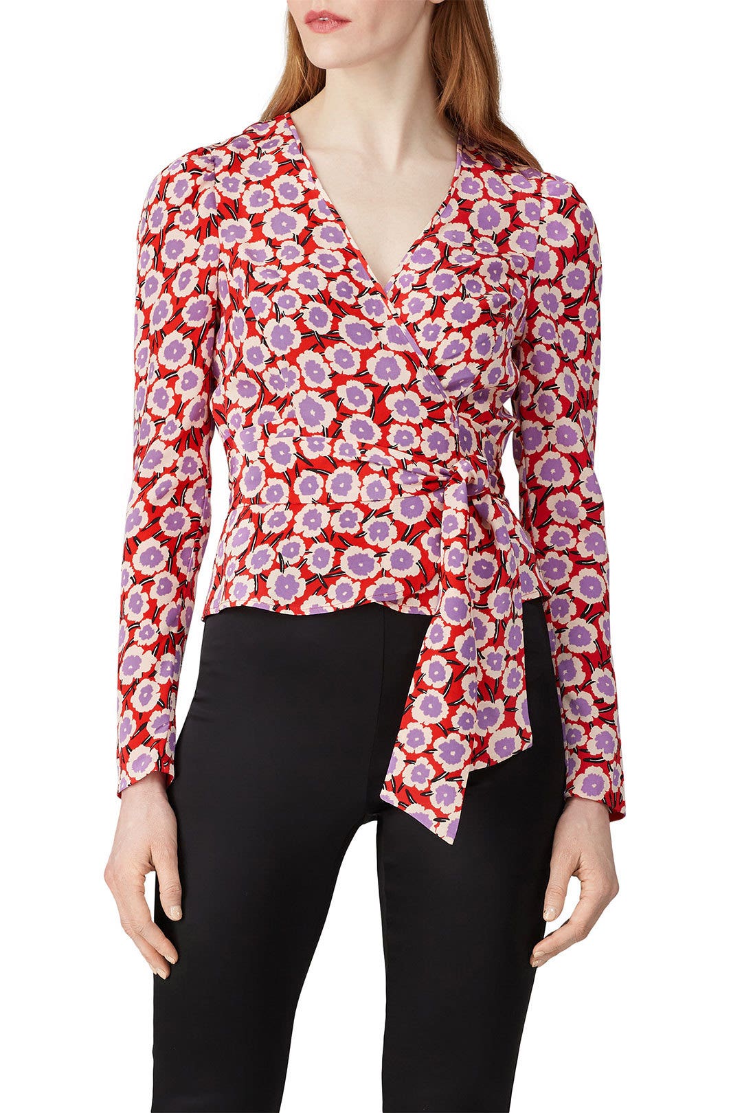 Alexia Wrap Top by Diane von Furstenberg 1