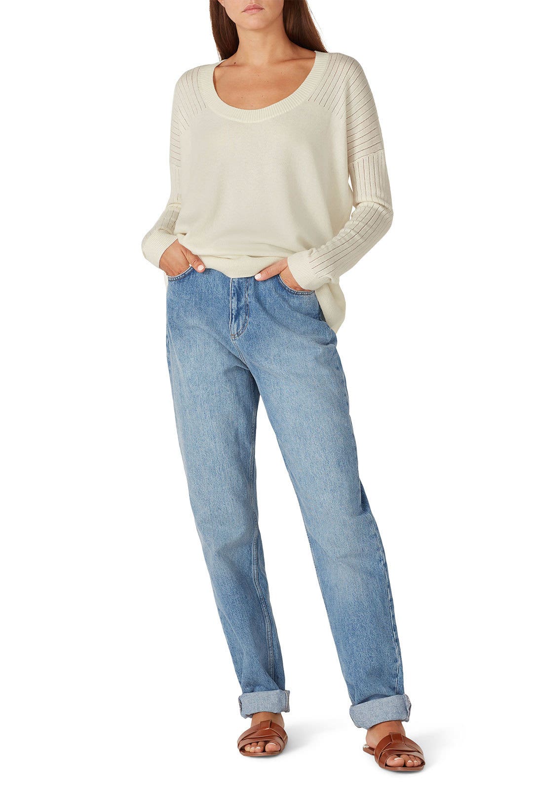 Maternity Layering U Neck Top by HATCH 2