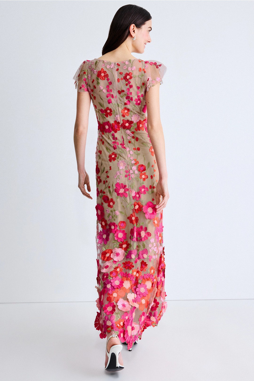 Embroidered Applique Gown by Ieena for Mac Duggal 2
