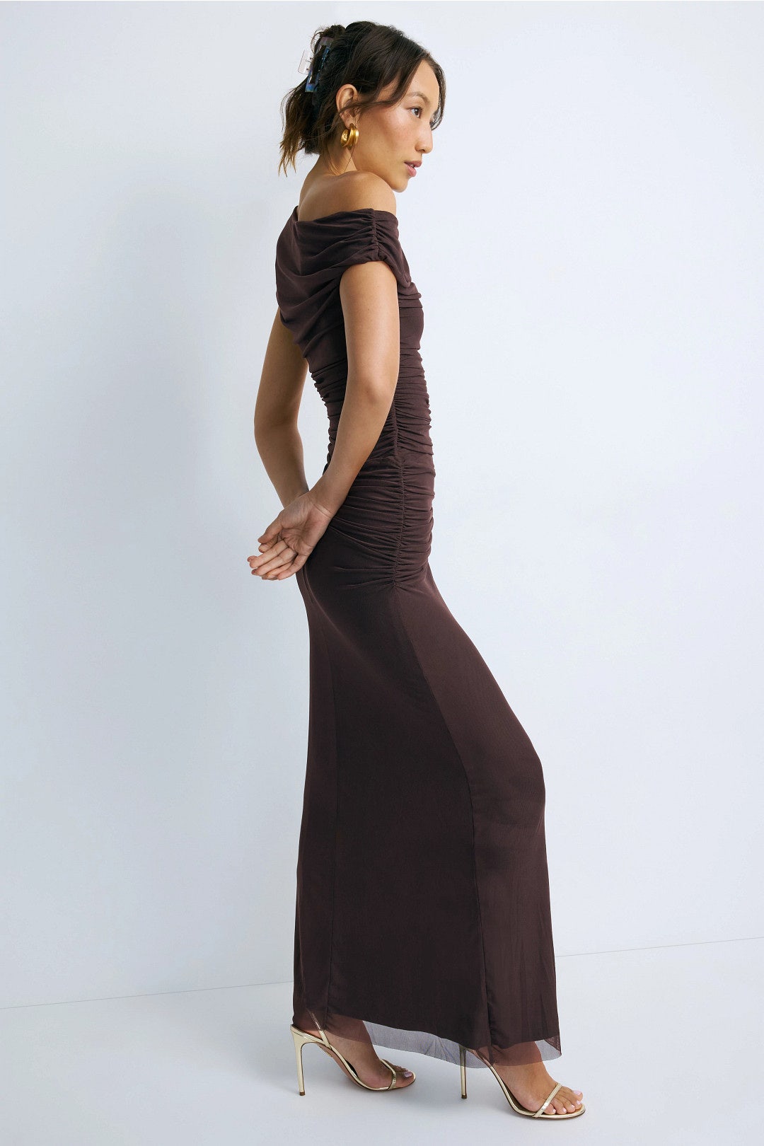 Mira Off Shoulder Maxi Dress by Shona Joy 1
