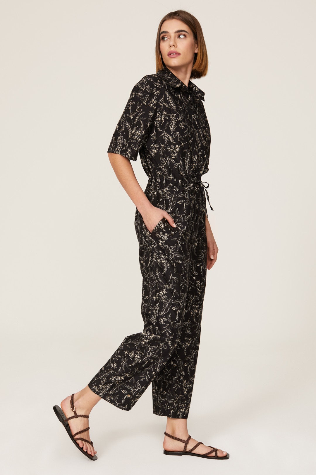 Printed Utility Jumpsuit by Thakoon 1