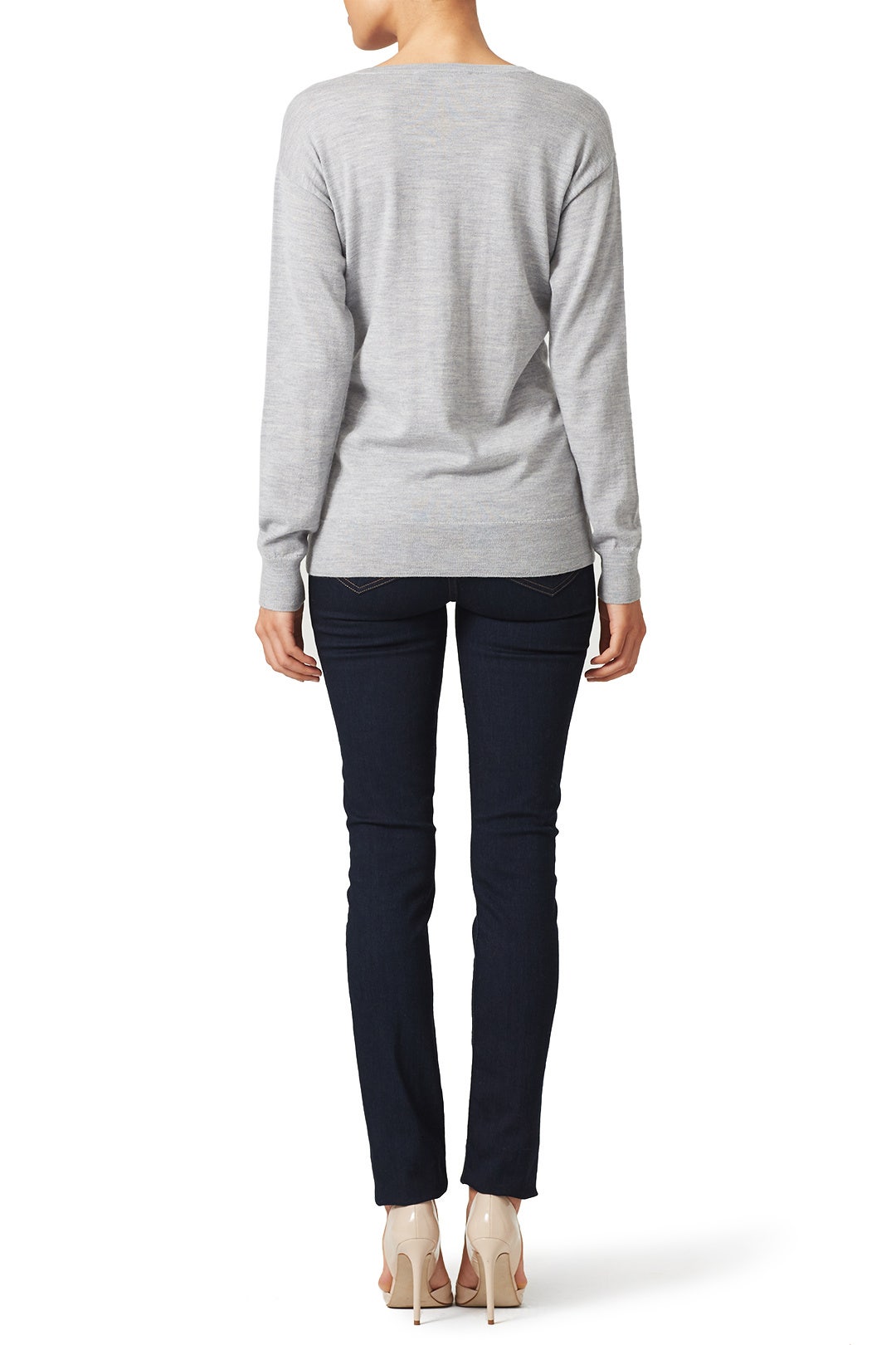 Grey Alesia Pullover by Trina Turk 1