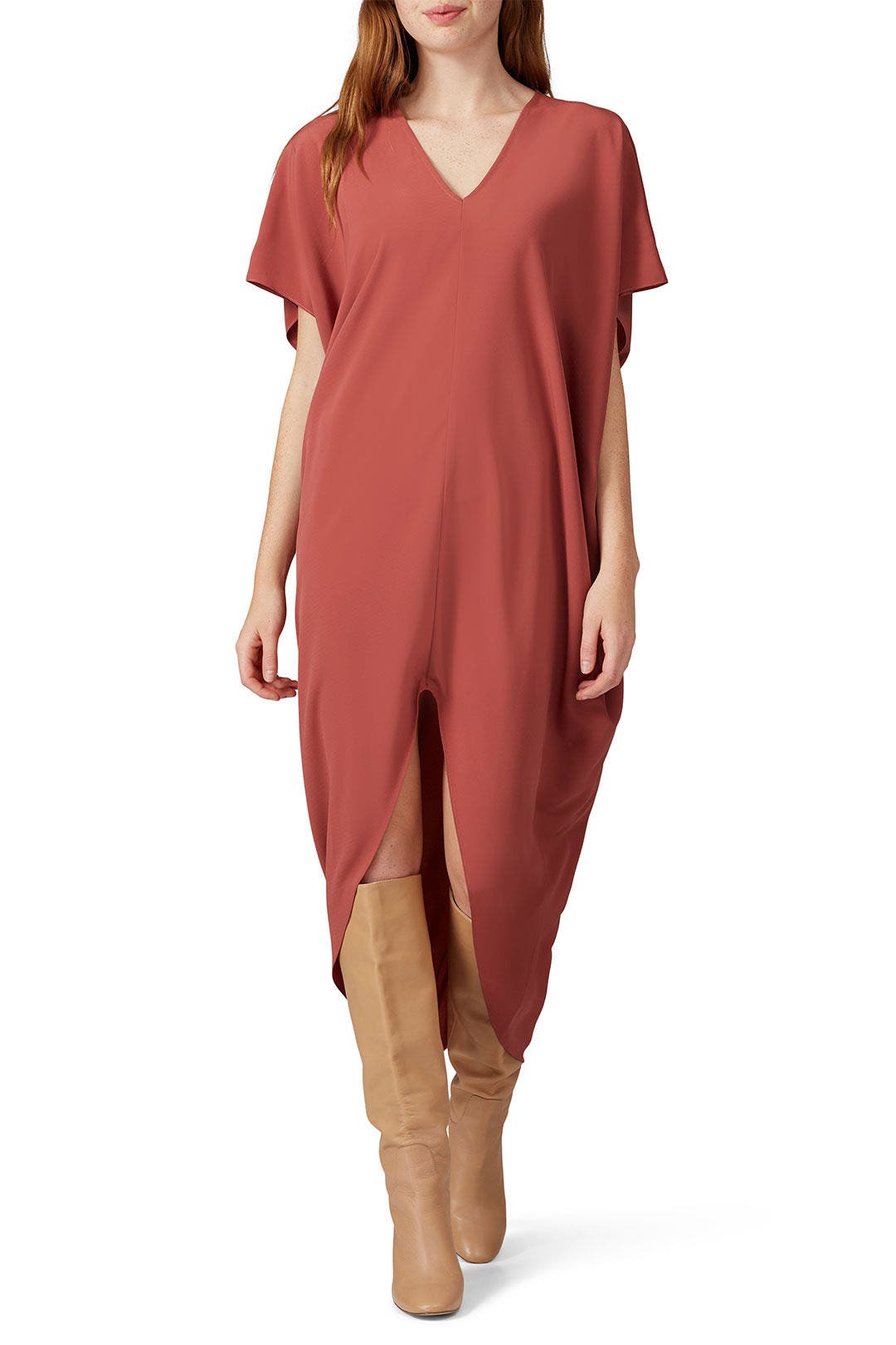 Burnt Orange Riviera Maternity Dress by HATCH 1