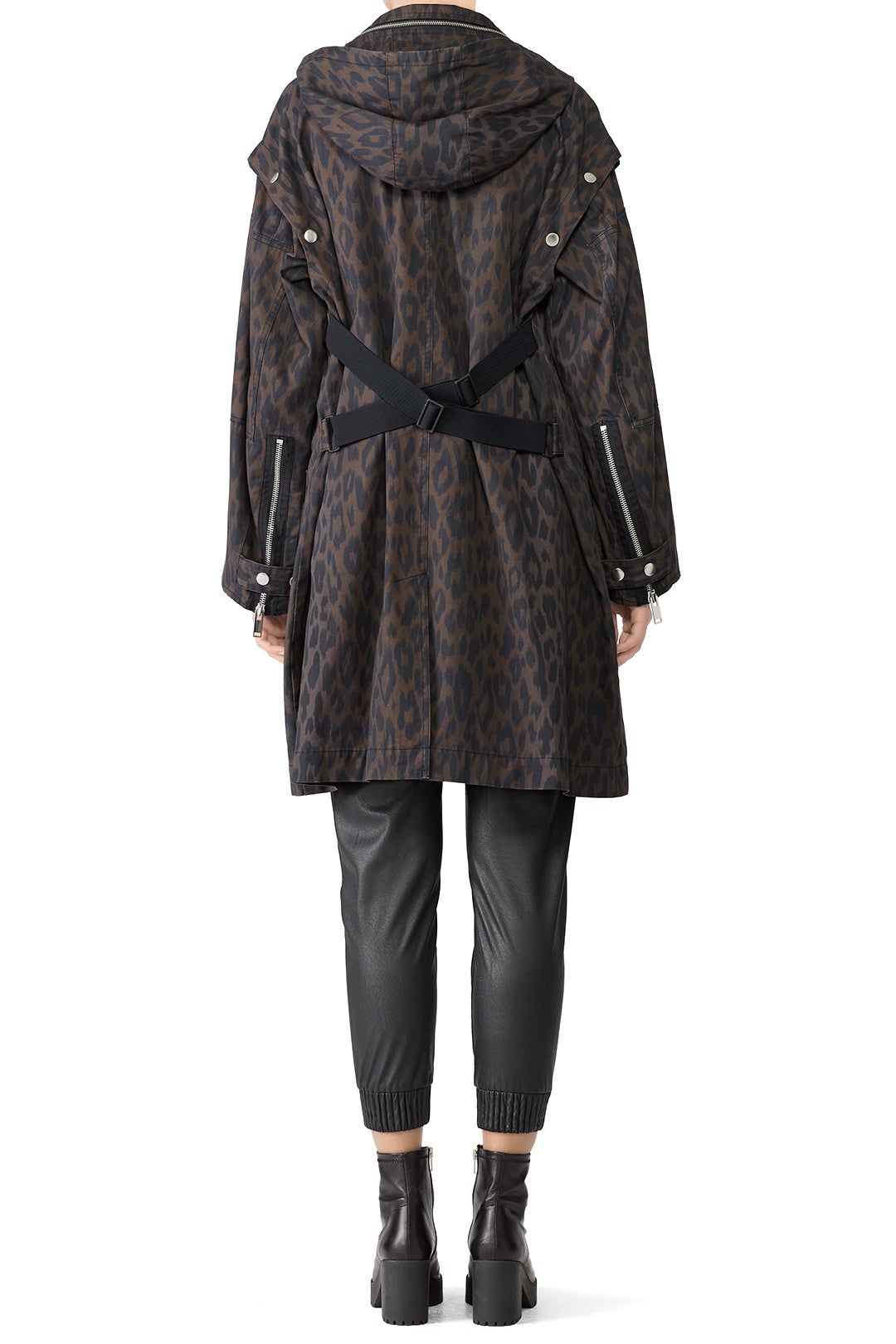 Charcoal Leopard Coat by Proenza Schouler White Label 1