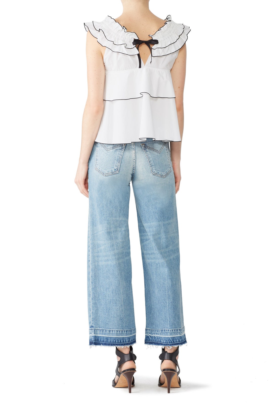 Smocked Off The Shoulder Top by Derek Lam 10 Crosby 2