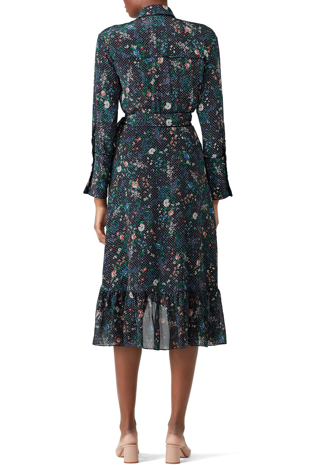 Floral Scarlet Print Dress by Marissa Webb 1