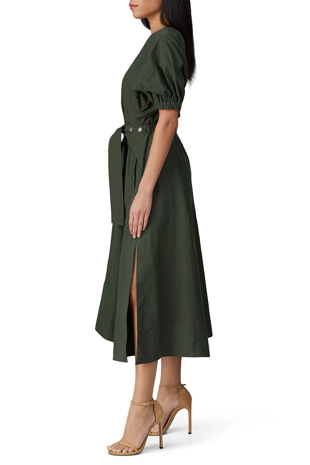 3.1 phillip lim layered look utility dress Gathered Sleeve Utility Dress by 3.1 Phillip Lim