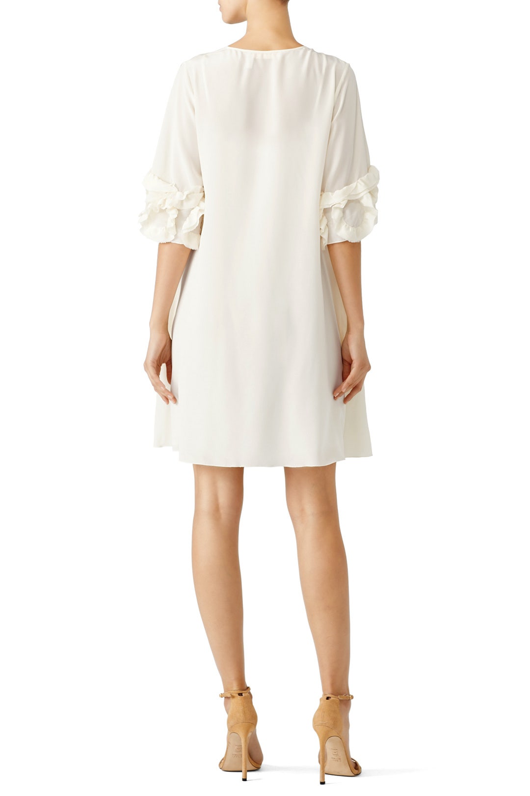 White Ruffle Shift by See by Chloé 1