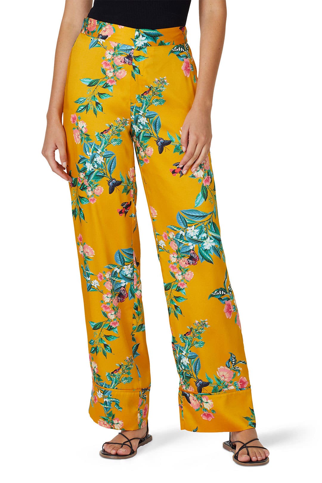 Marigold Wide Leg Pants by Great Jones | Rent the Runway