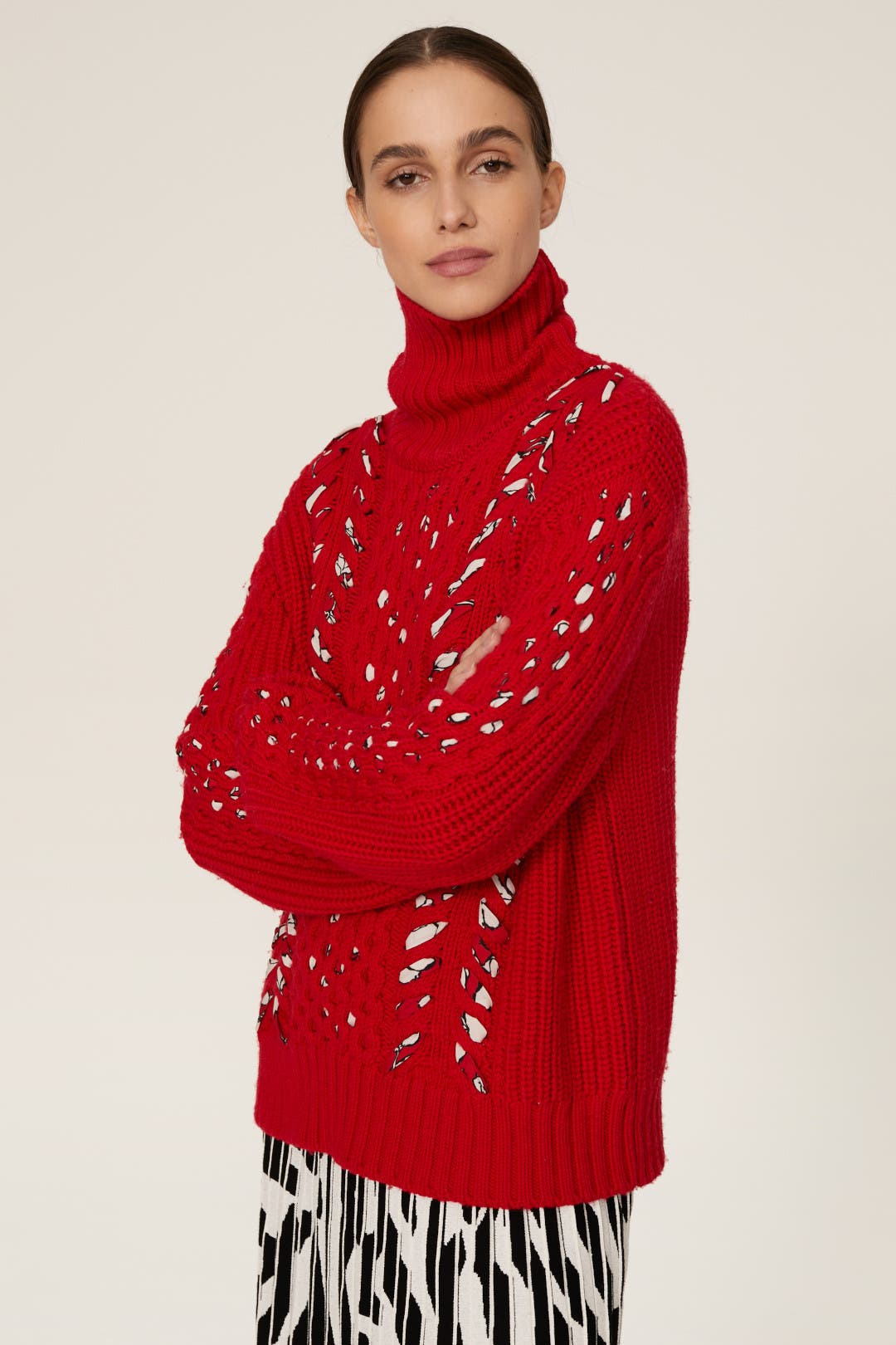 Jason Wu - JASON WU ジェイソンウー ニット・セーター S 赤 【古着】【中古】 Jason Wu - JASON WU ジェイソンウー ニット・セーター S 赤