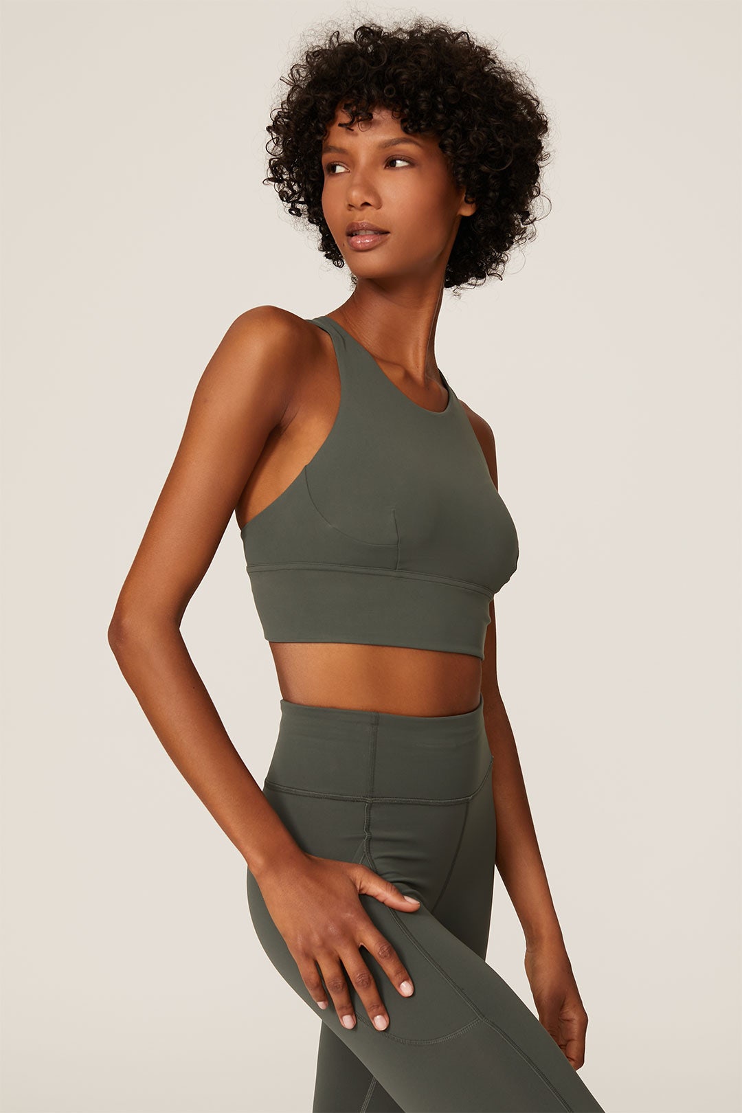 Green Wunder Train Long Line Bra by Lululemon 1