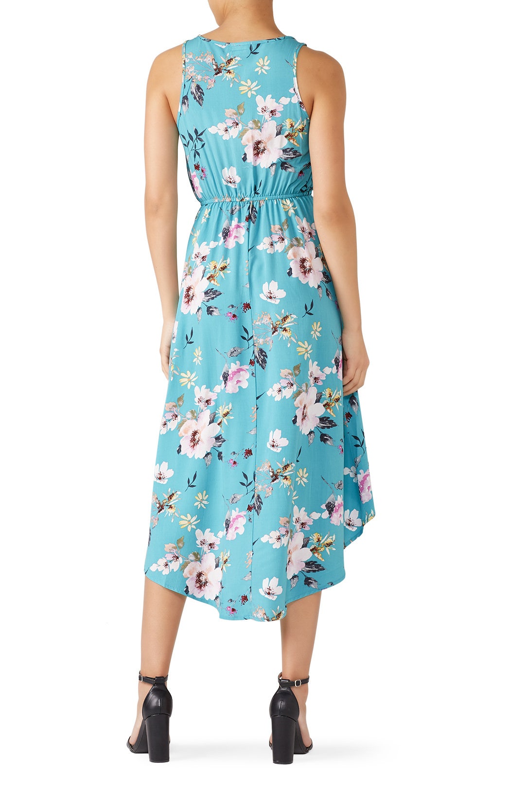 Turquoise Sleeveless Dress by Louna 1