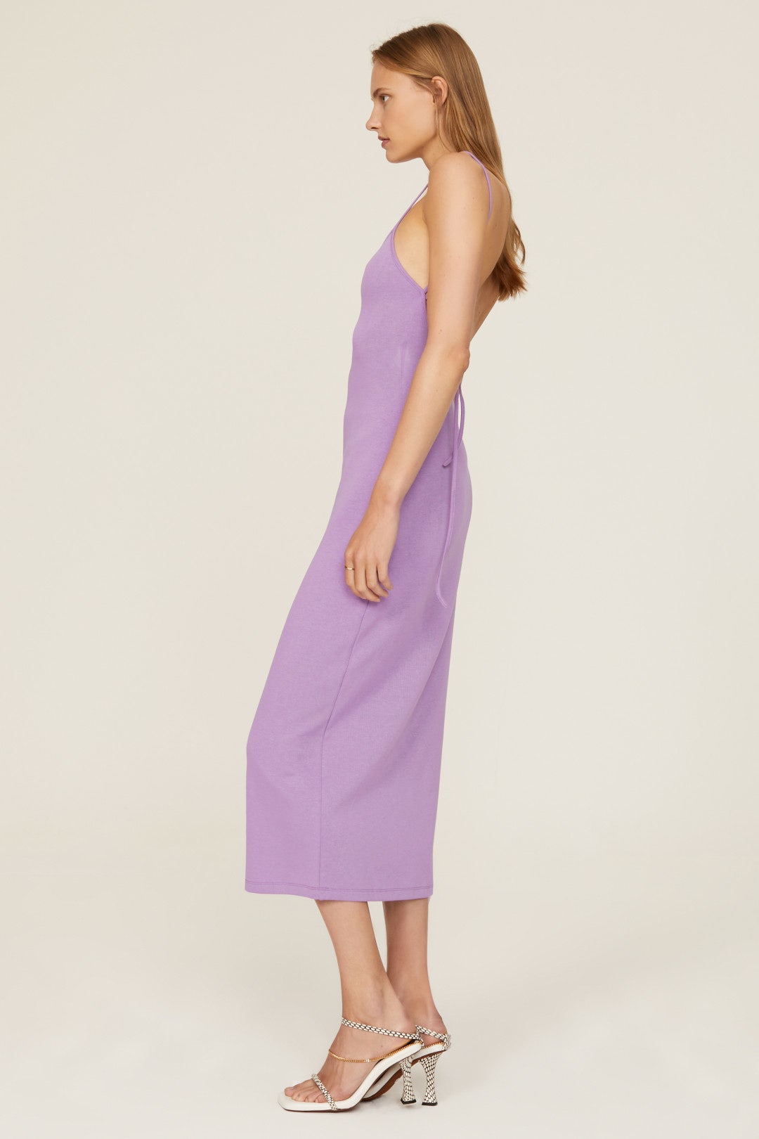 Purple Strappy Midi by Victor Glemaud 1