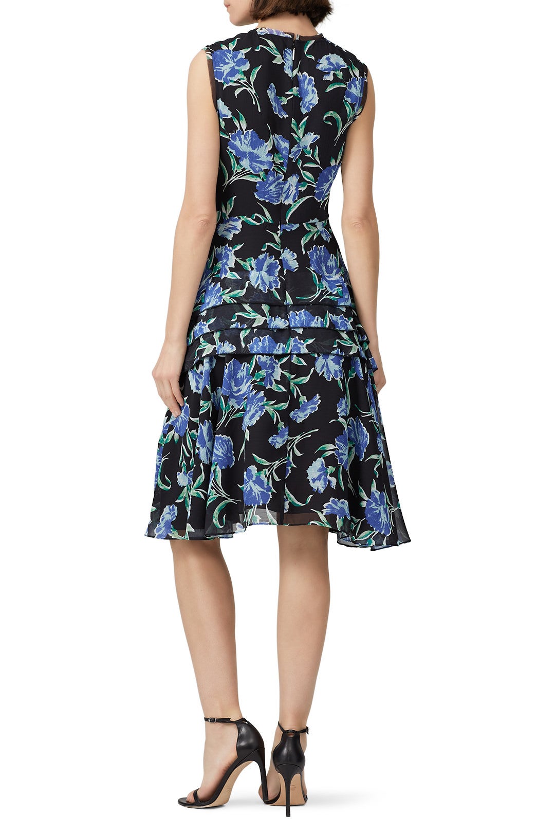 Printed Fit and Flare Day Dress by Jason Wu Collection 1