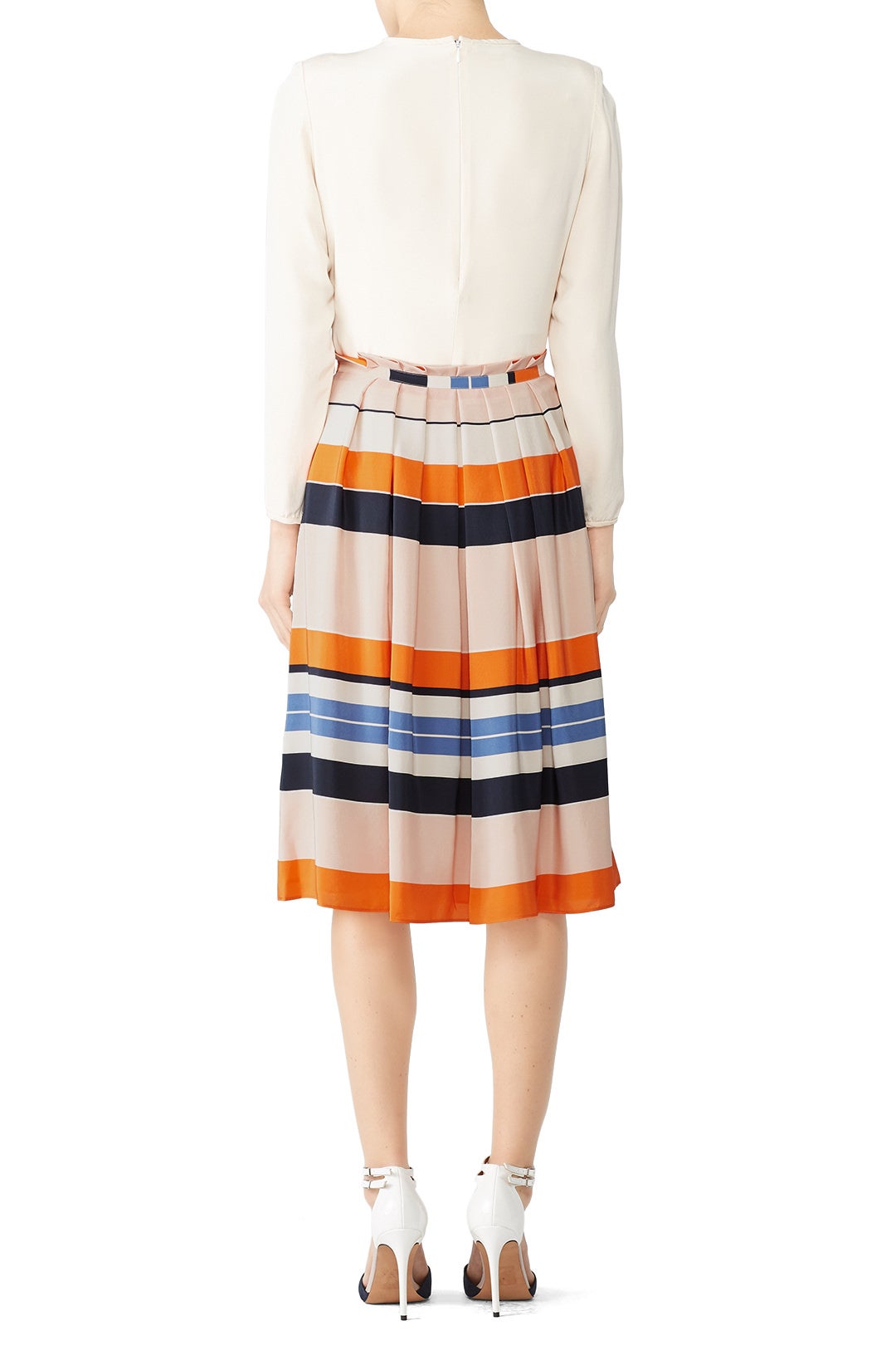 Orange Caitlyn Skirt by L.K. Bennett 2