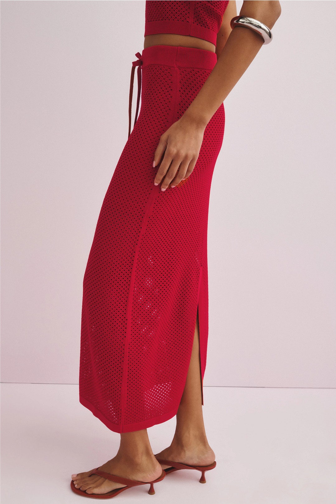 Crochet Midi Skirt by Rosetta Getty x RTR 2