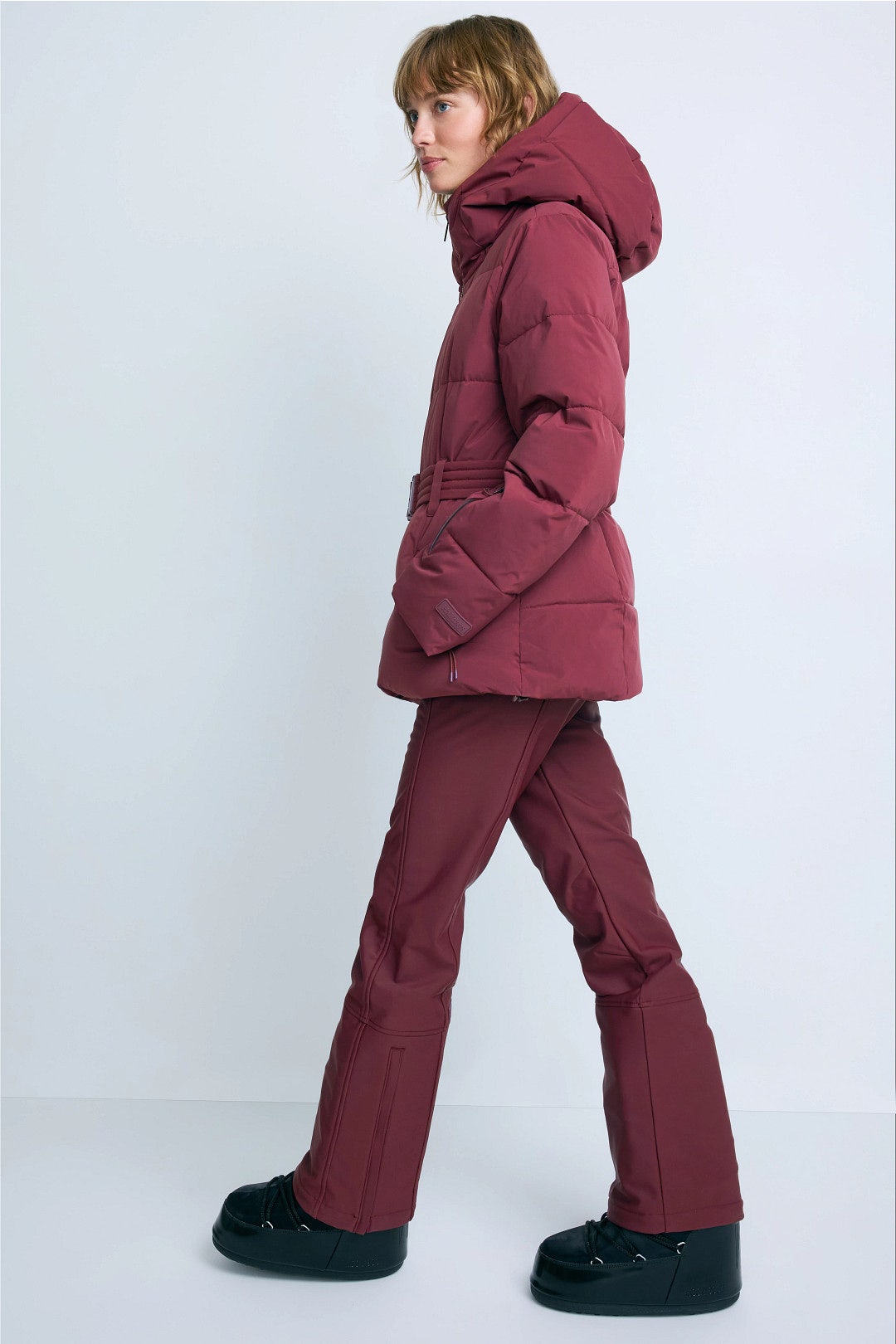 Hedy Belted Puffer Jacket by Halfdays 1