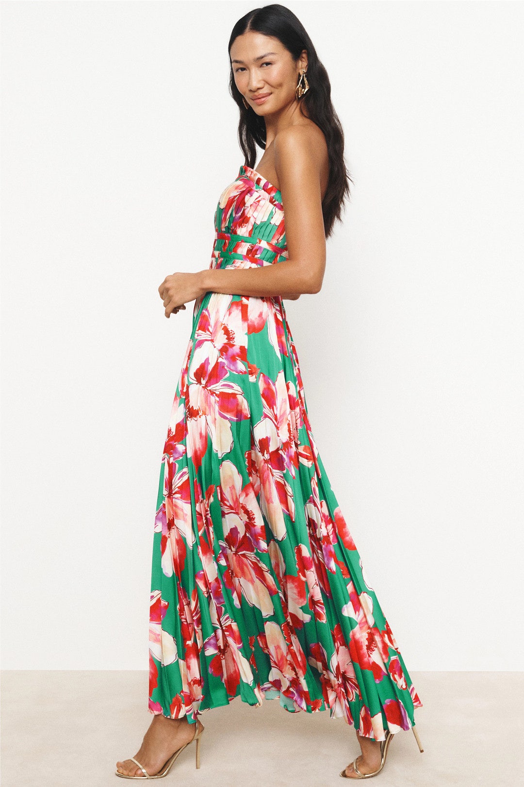 Sabina Floral Maxi Dress by Hutch 1
