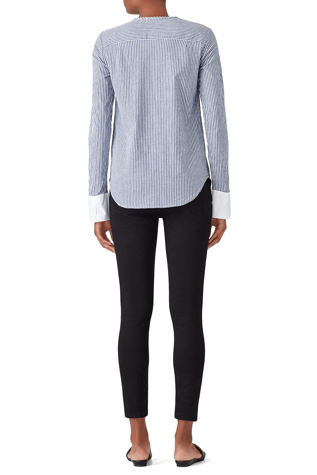 Contrast Cuff Shirt by Michael Stars 2