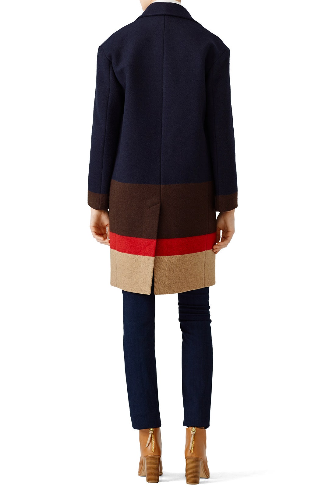 Striped Wool Coat by Nicholas 1