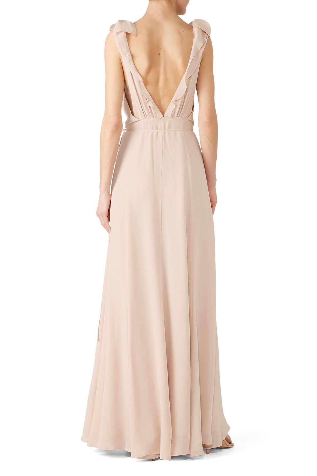 Champagne Peppermint Dress by Reformation 1