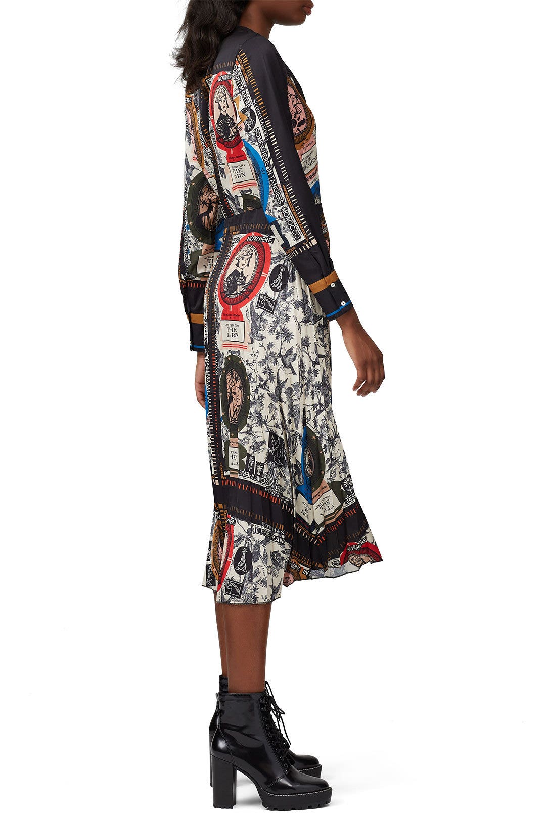 Printed Satin Dress by Scotch & Soda 1
