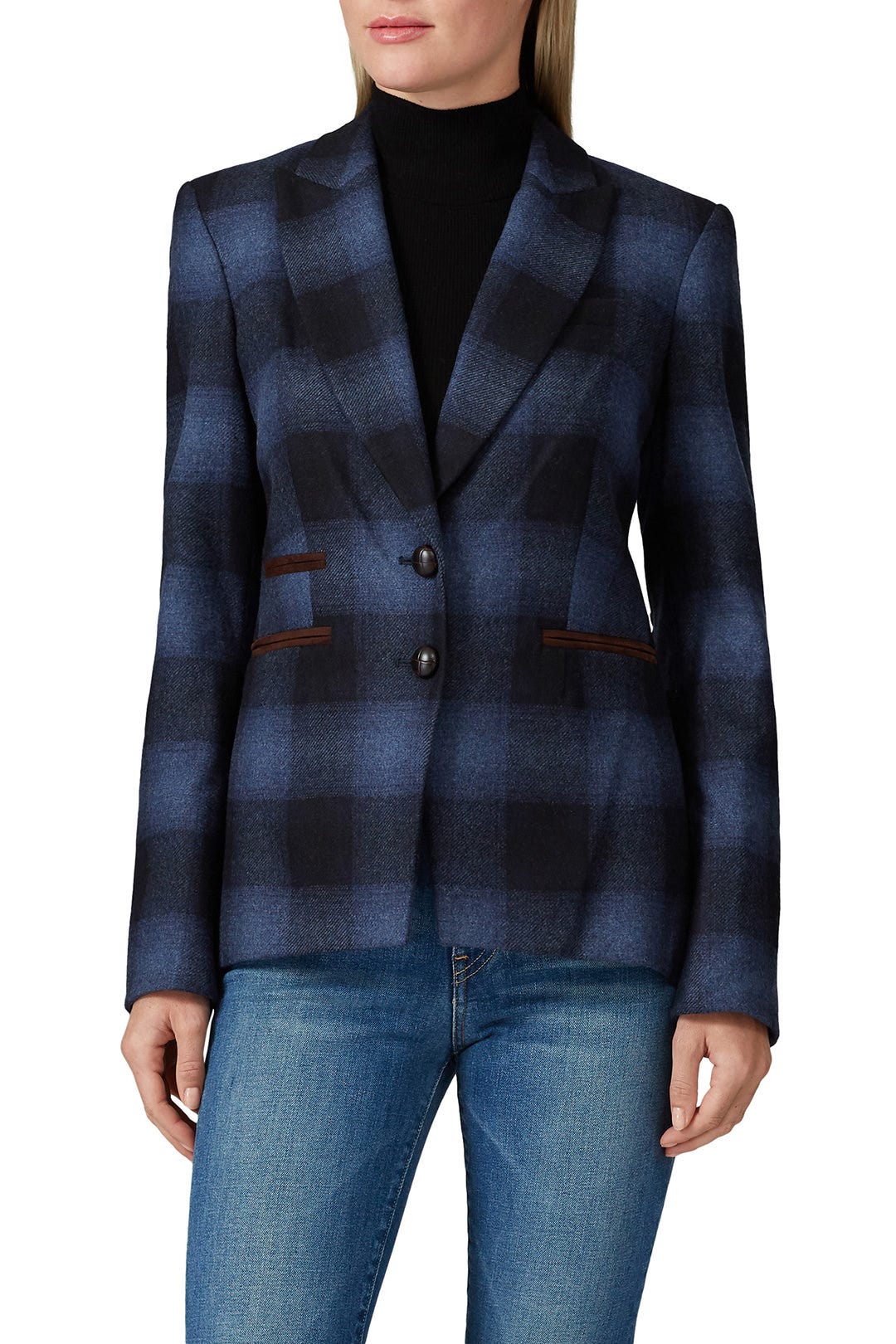 Plaid Hudson Blazer by Veronica Beard 1