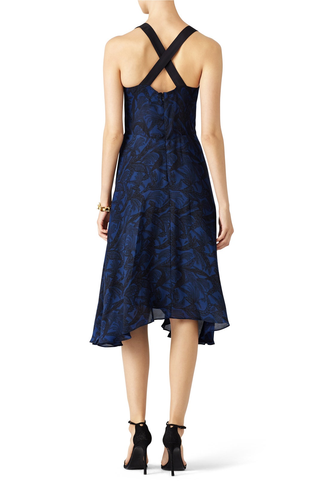 Indigo Handkerchief Hem Dress by Derek Lam 10 Crosby 2