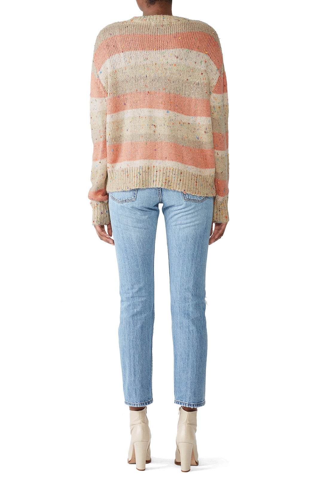 Confetti Stripe Lucien Sweater by John + Jenn 1