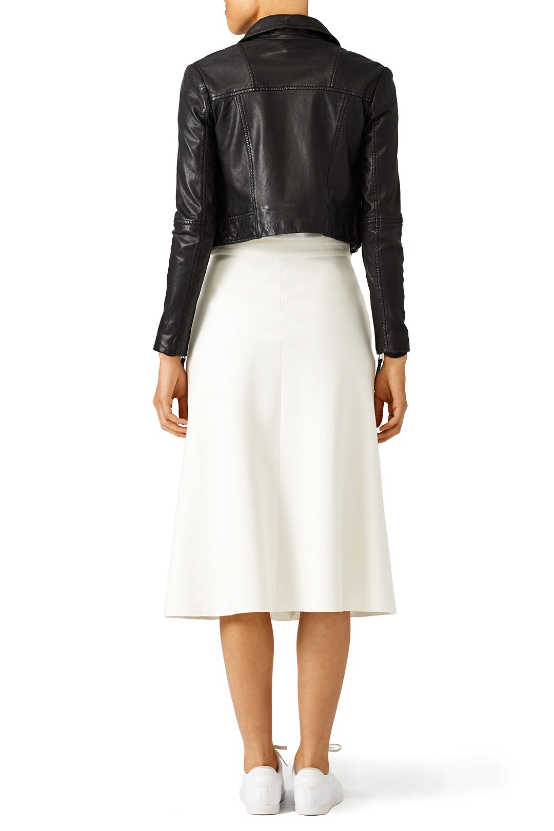 Hailey Leather Moto Jacket by Marissa Webb 1