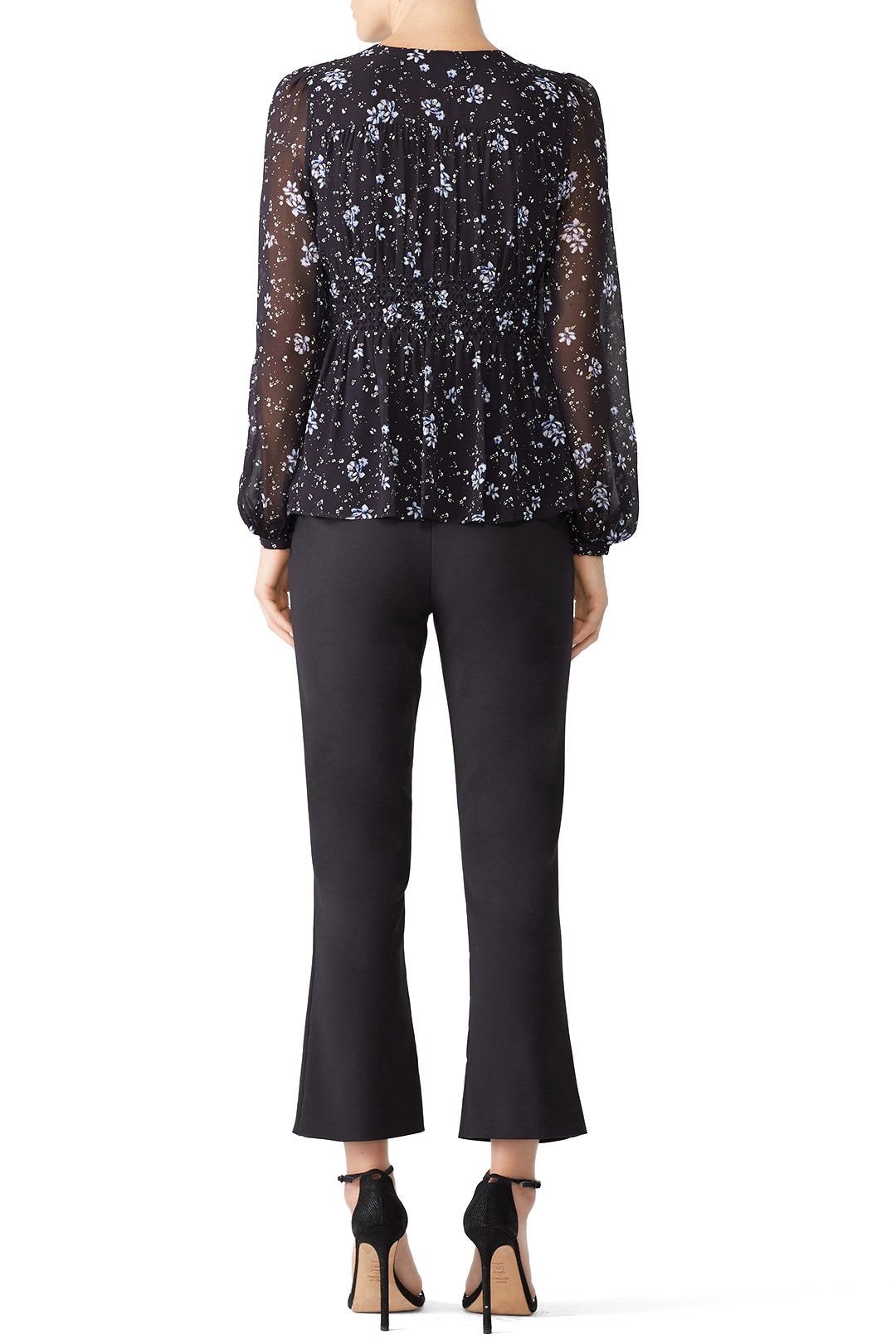 Ditsi Print Smocked Blouse by Nicholas 1