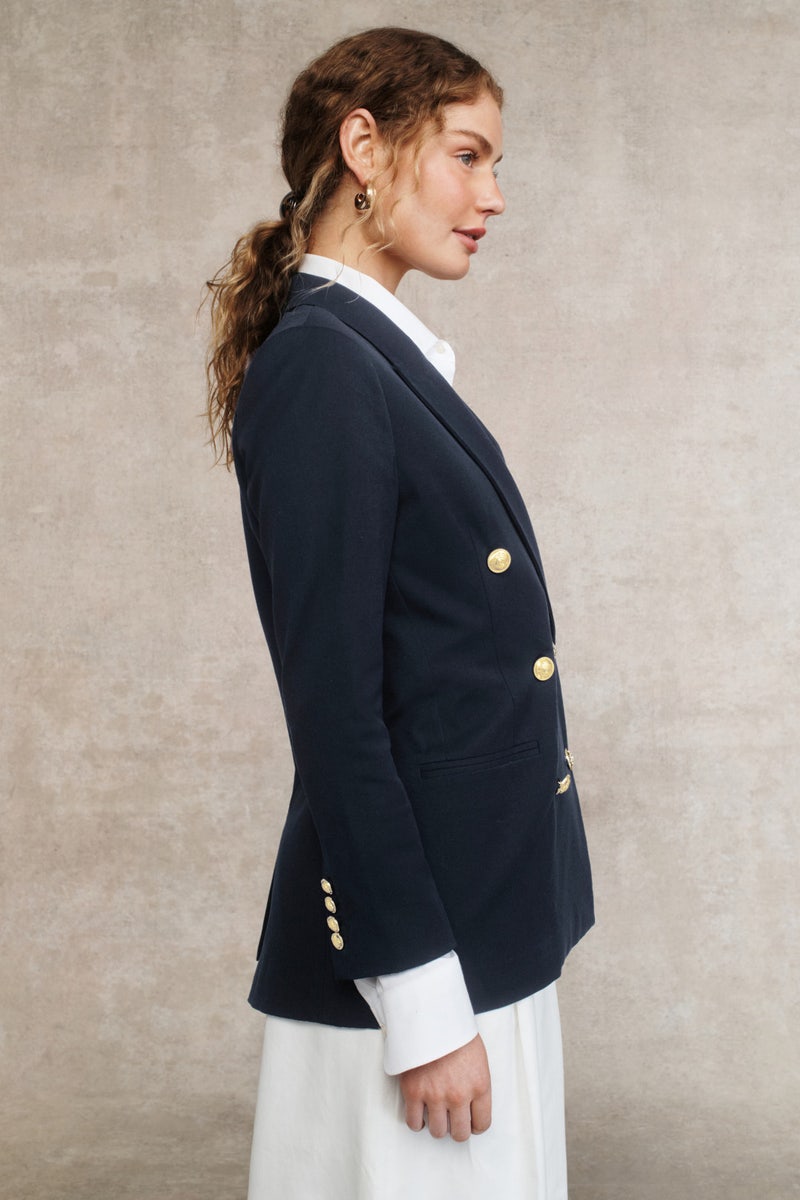 Navy Walter Blazer by Derek Lam 10 Crosby - Photo 1