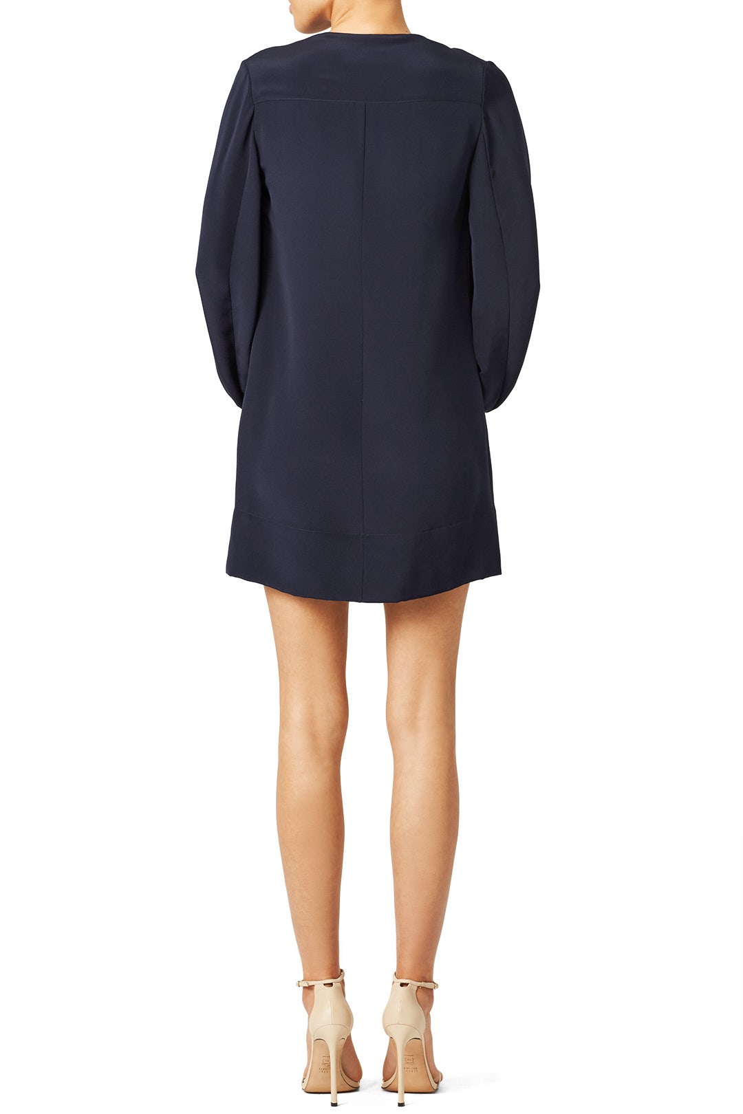 Navy Lace Up Dress by DEREK LAM 2