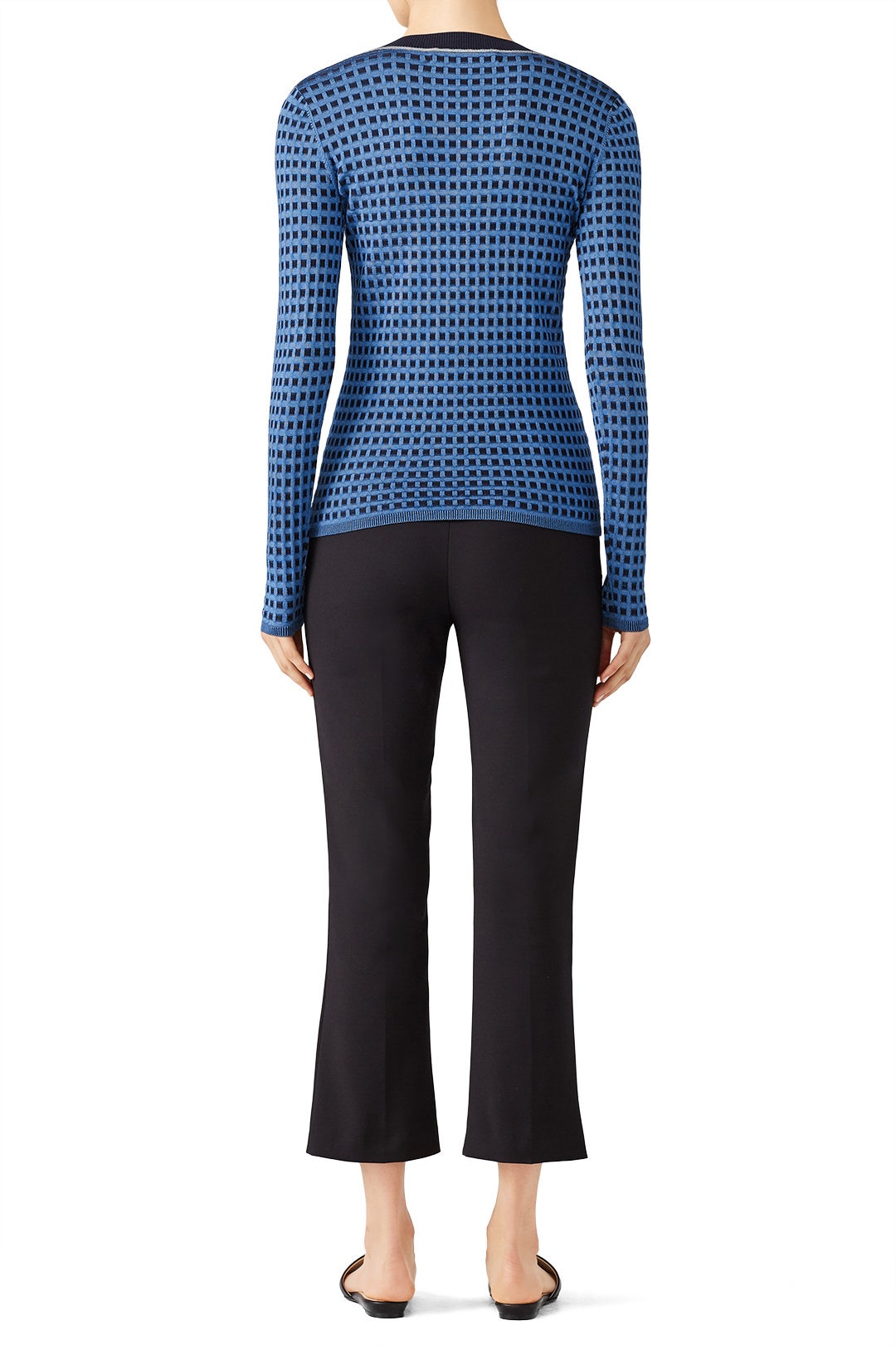 Blue Printed Sweater by Diane von Furstenberg 2