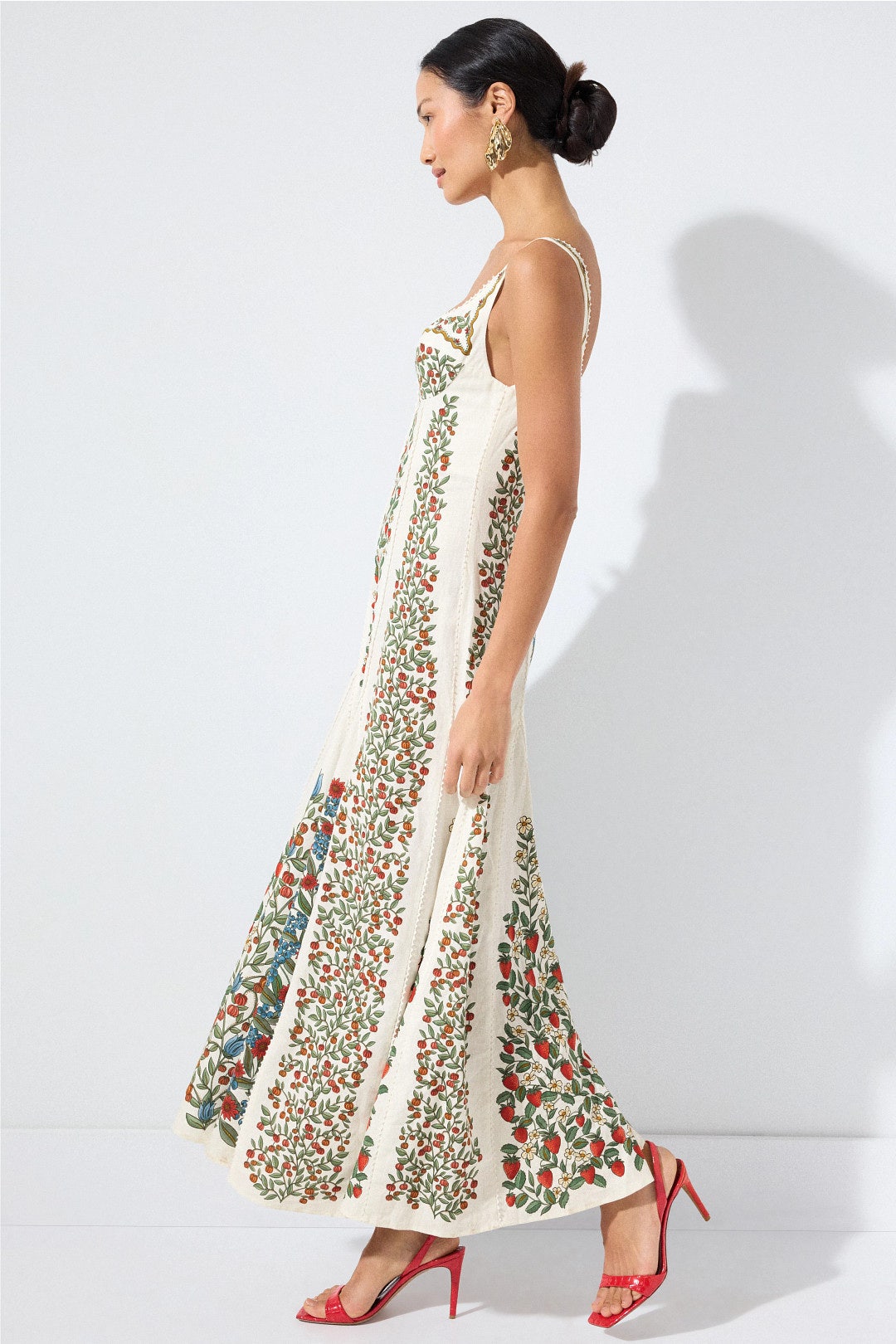 Fruit Beauty Off-White Maxi Dress by FARM Rio 1