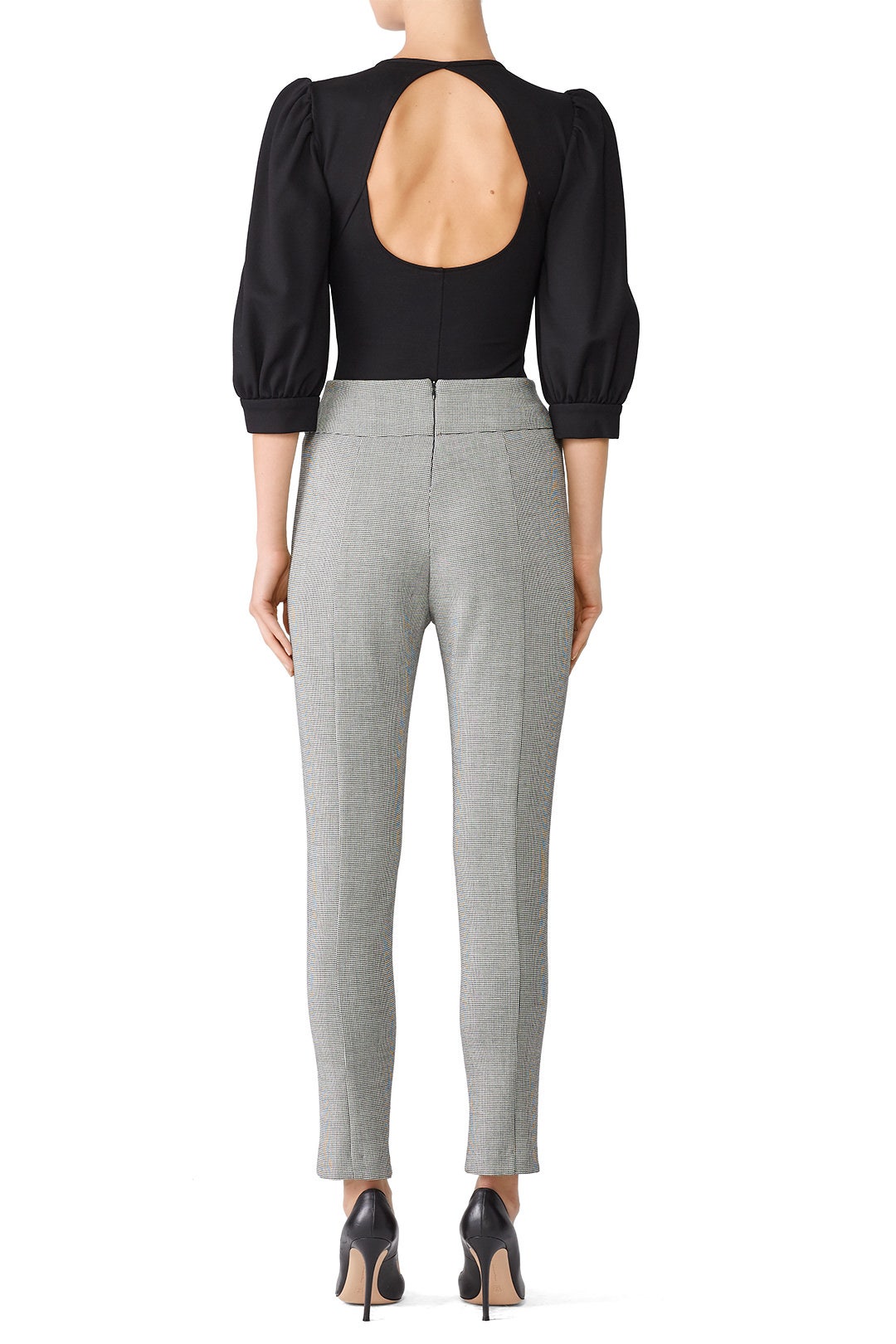 Grey Skinny Zip Pants by Fifteen Twenty 2