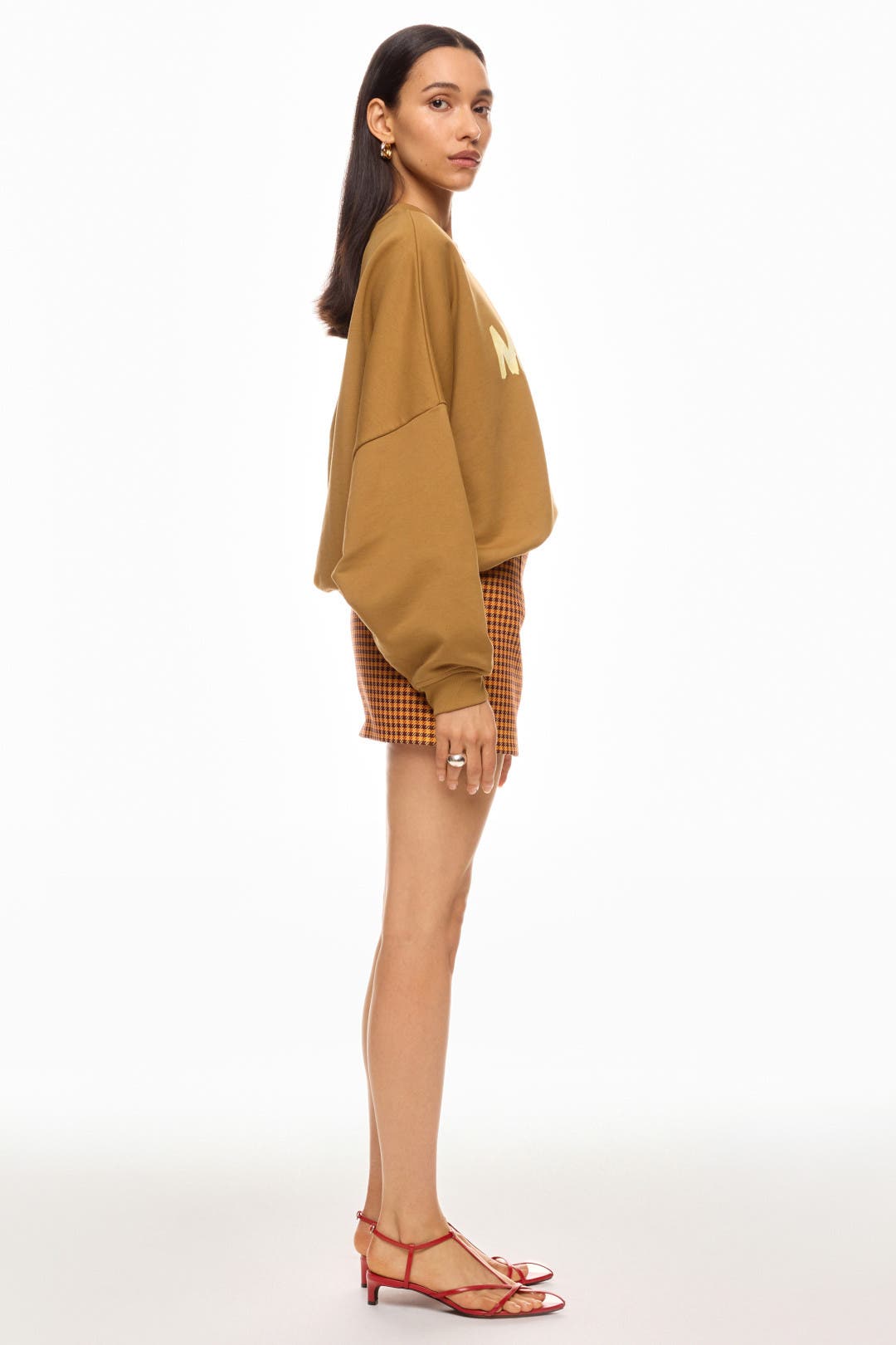 Brown Logo Sweatshirt by Marni | Rent the Runway