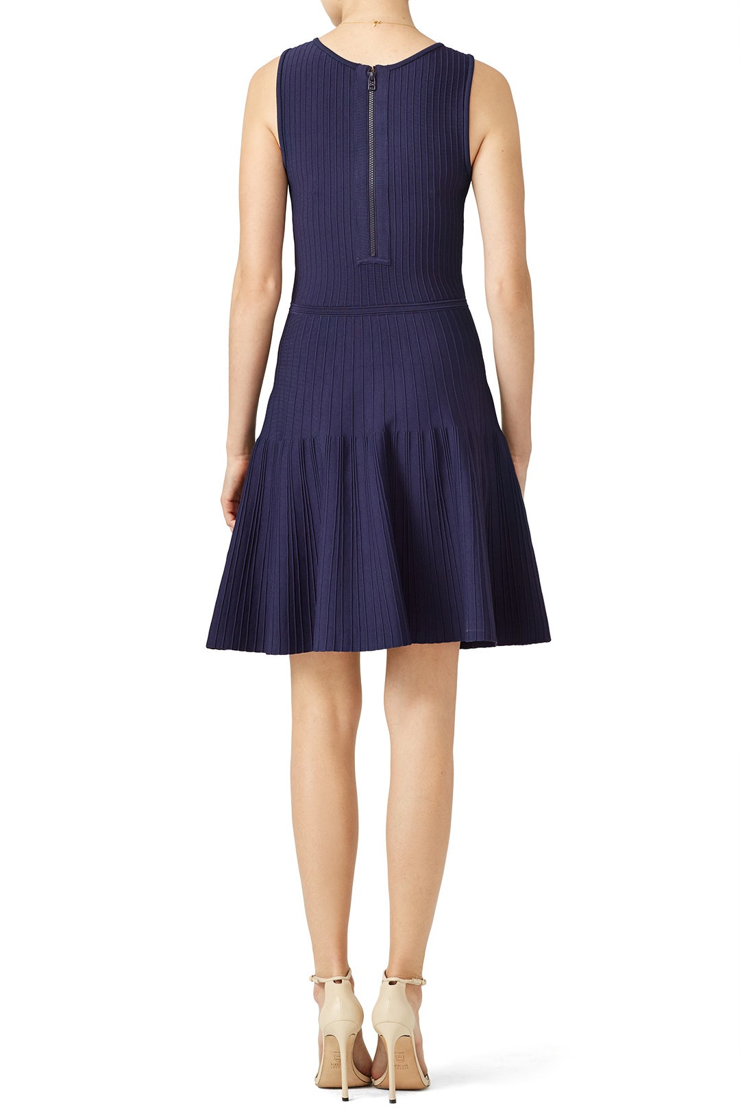Navy Power Stretch Ballet Dress by Pink Tartan 2