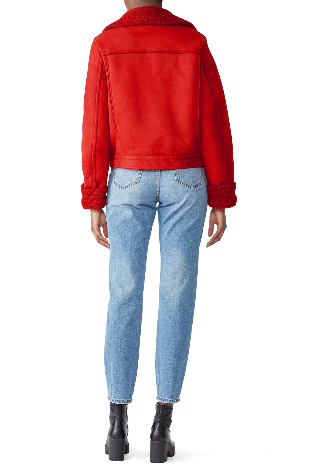 Sometimes Faux Shearling Jacket by The Fifth Label 2