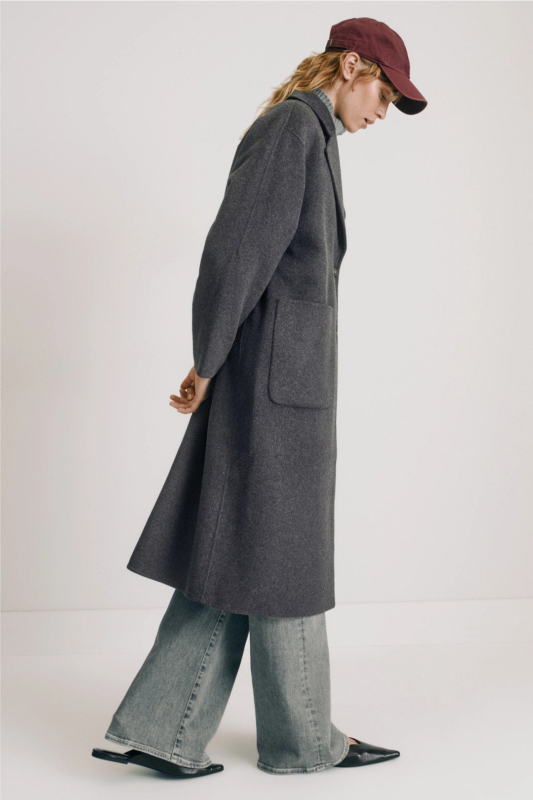 Collette Oversized Longline Coat by Marine Layer 1