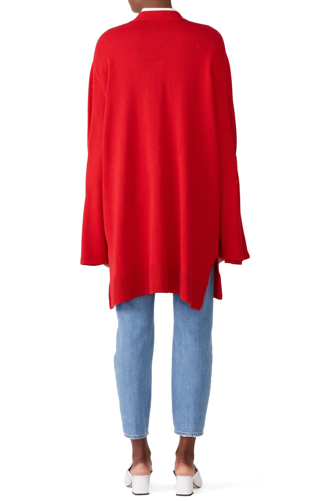 Red Maudi Cardigan by Mother of Pearl 2