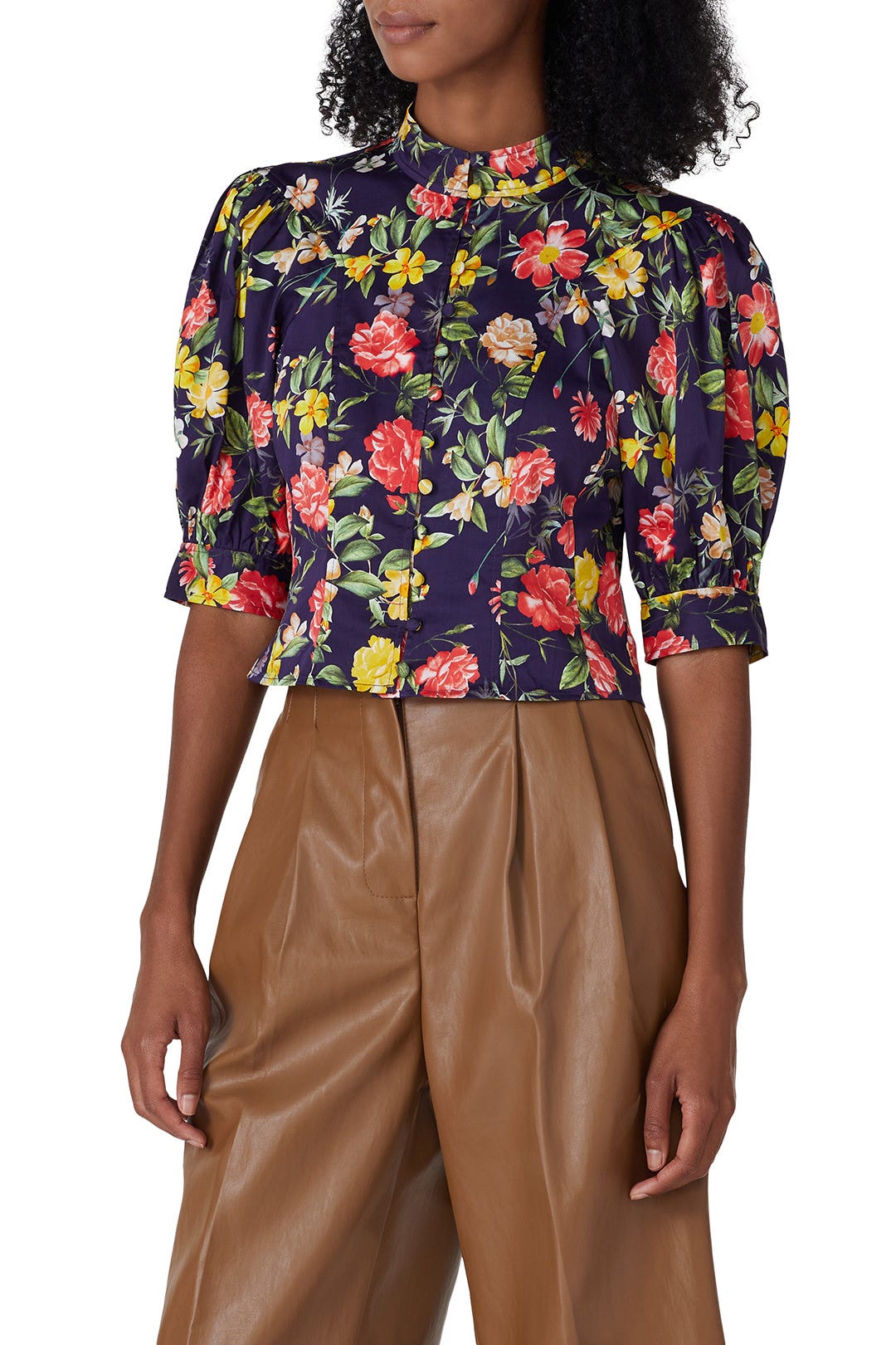 Floral Printed Puff Sleeve Top by Marissa Webb x RTR 2
