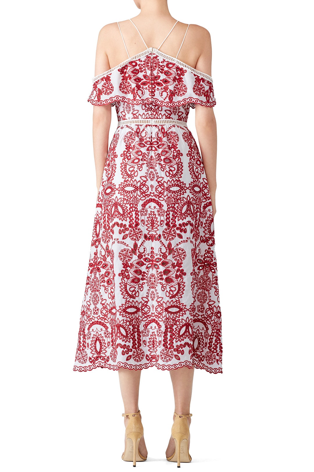 Red Cassie Maxi Dress by Saylor 1