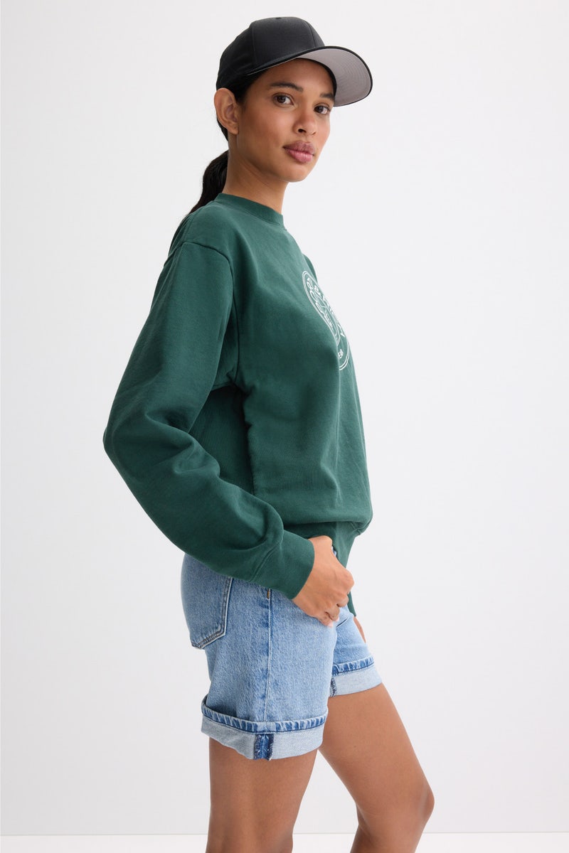 Connecticut Crest Crewneck by Sporty & Rich - Photo 1