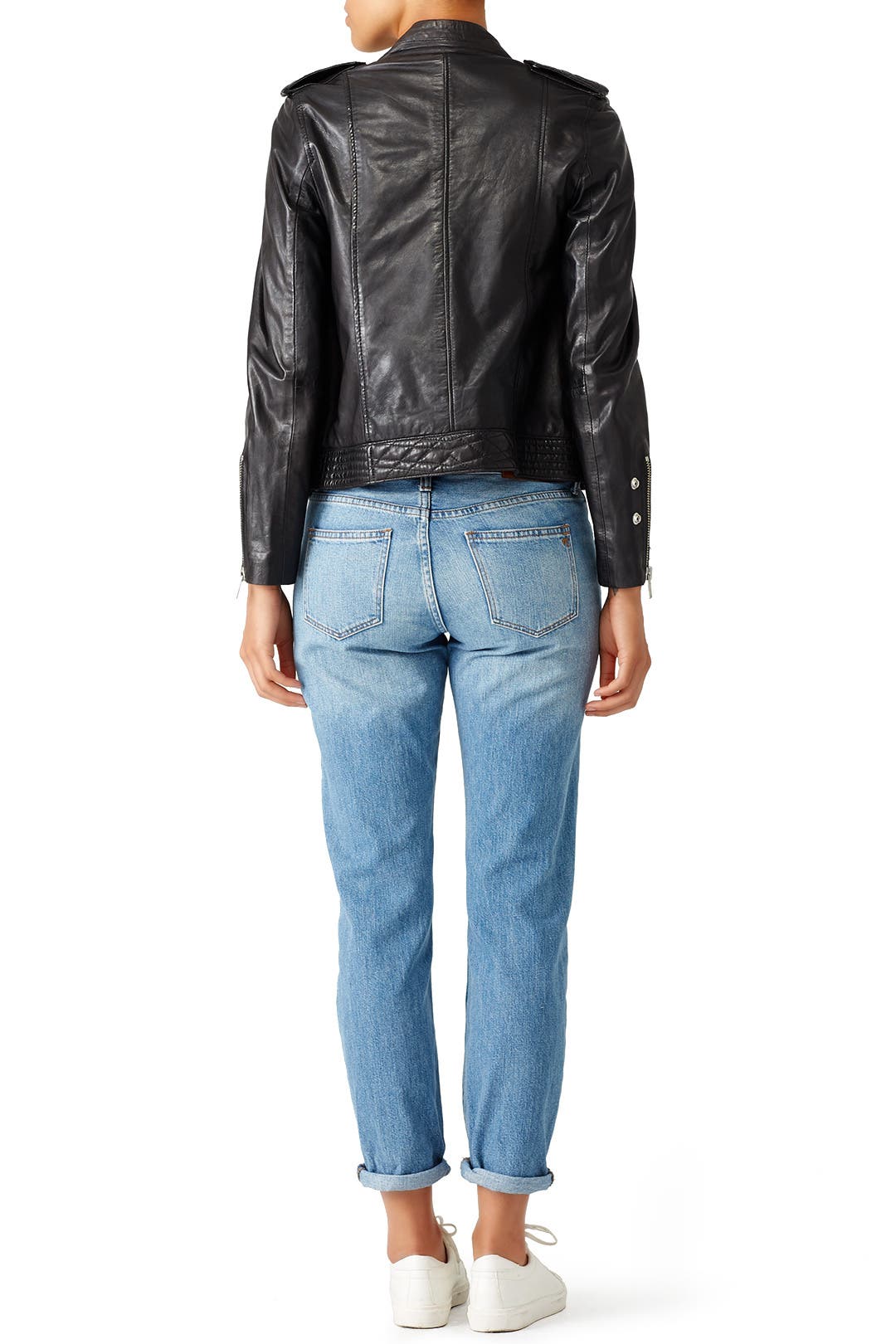Leather Loon Spi Jacket by Zadig & Voltaire | Rent the