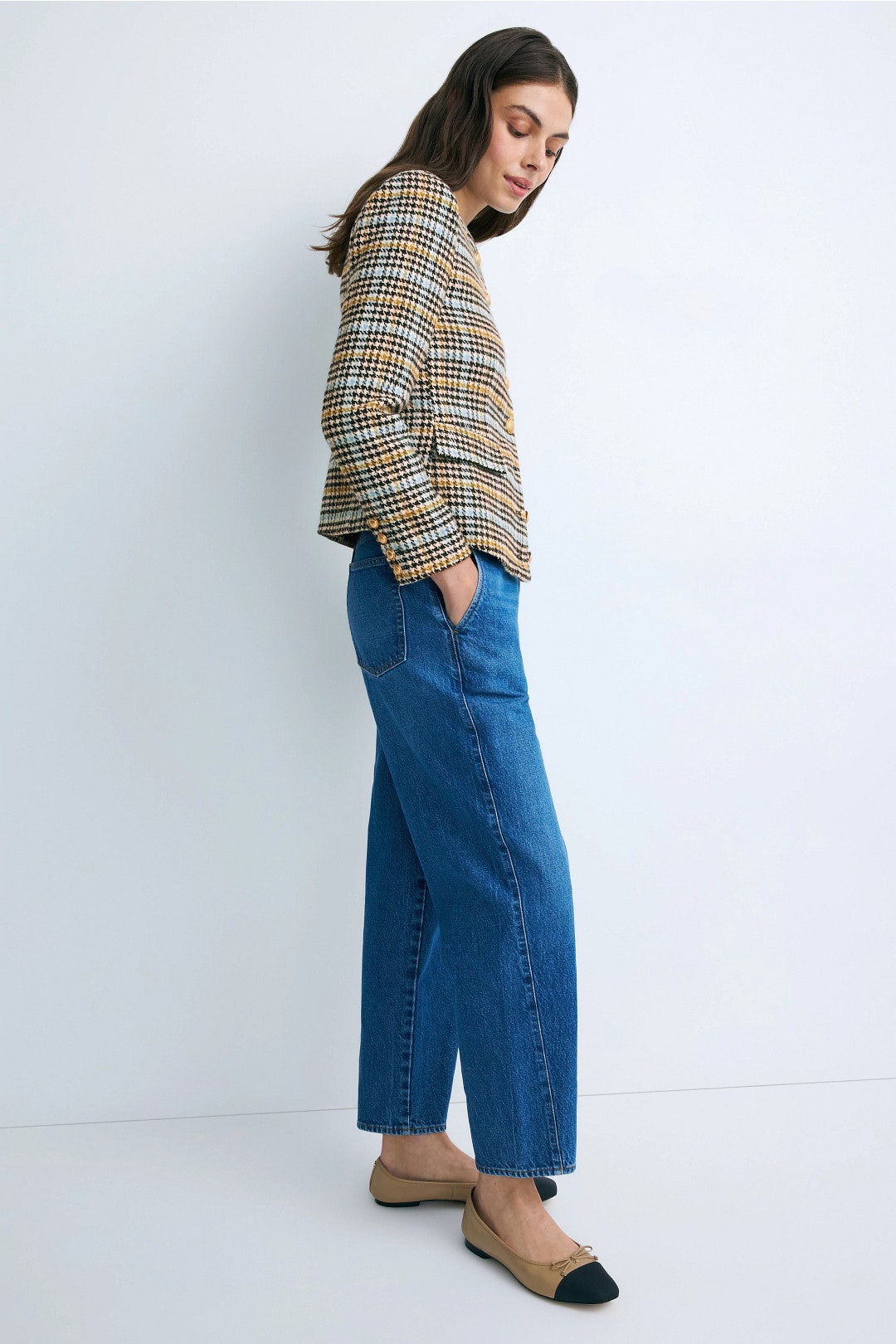 Billie Herringbone Jacket by Central Park West 1